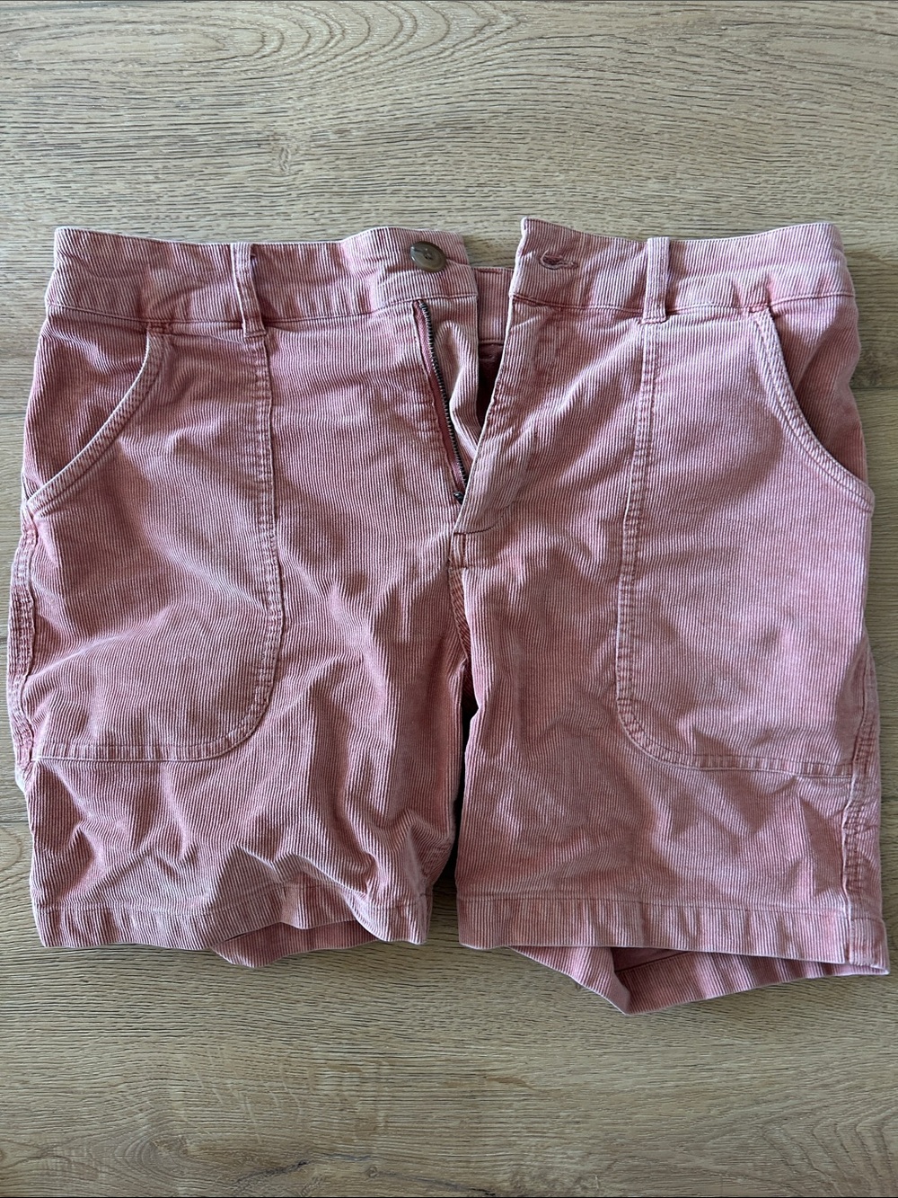 Marine Layer Men's Corduroy Shorts in Dusty Pink